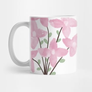 Pink flowers Mug